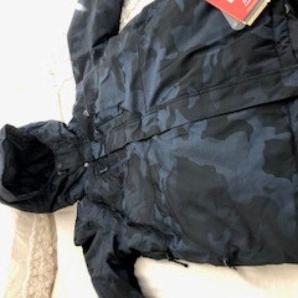NWT L Men's Ripzone Boarding Jacket -Camouflage Navy & Black - Picture 2 of 9